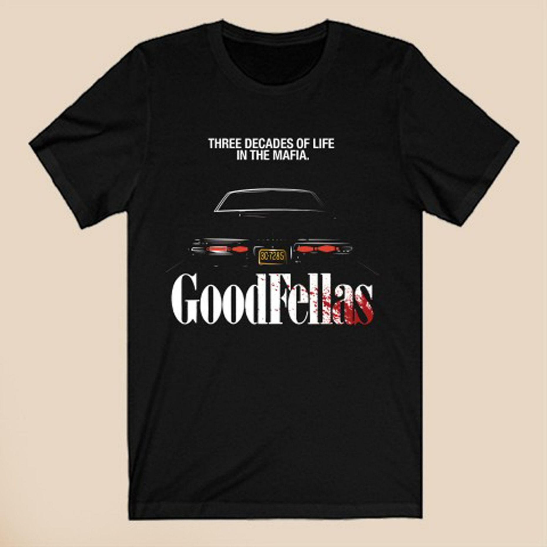 Goodfellas Three Wise Men Gangster Mafia Movie Mens Black T-Shirt Goodfellas Three Wise Men Gangster Mafia Movie Mens Black T-Shirt