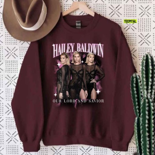 Hailey Baldwin Vintage Bootleg 90s Unisex Sweatshirt