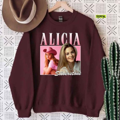 Homage Alicia Silverstone Vintage Bootleg 90s Unisex Sweatshirt