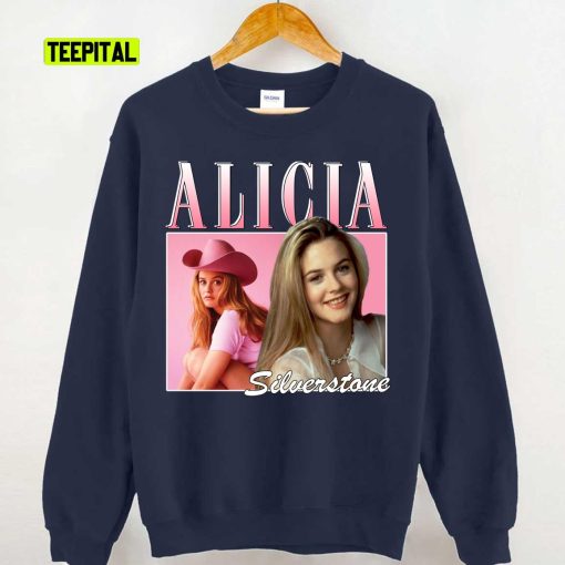 Homage Alicia Silverstone Vintage Bootleg 90s Unisex Sweatshirt