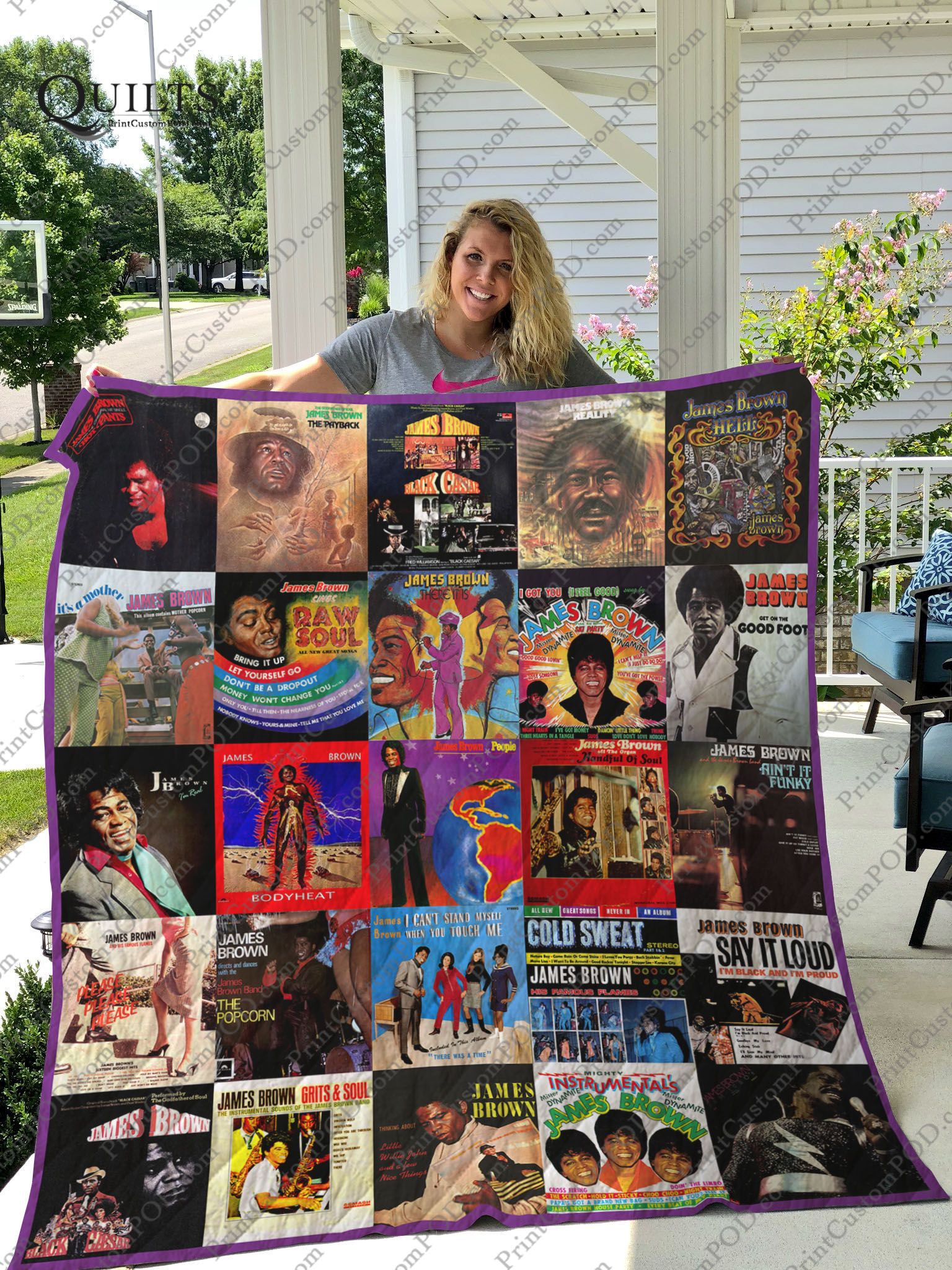 James Brown Quilt Blanket For Fans Ver 25 James Brown Quilt Blanket For Fans Ver 25