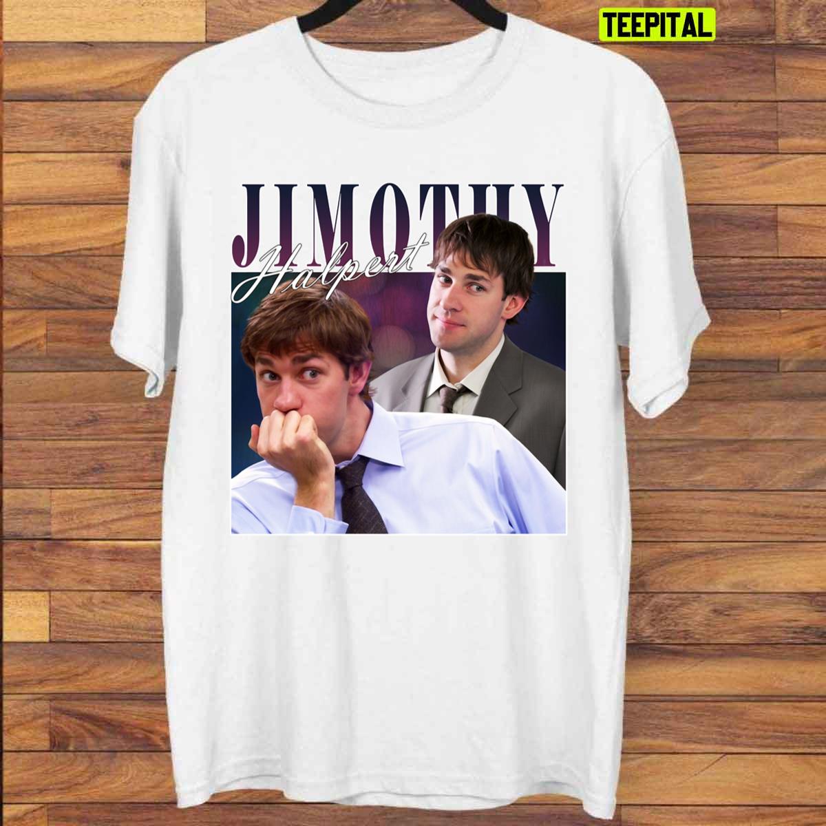 Jim Halpert Vintage Homage 90s Bootleg Style T-Shirt Jim Halpert Vintage Homage 90s Bootleg Style T-Shirt
