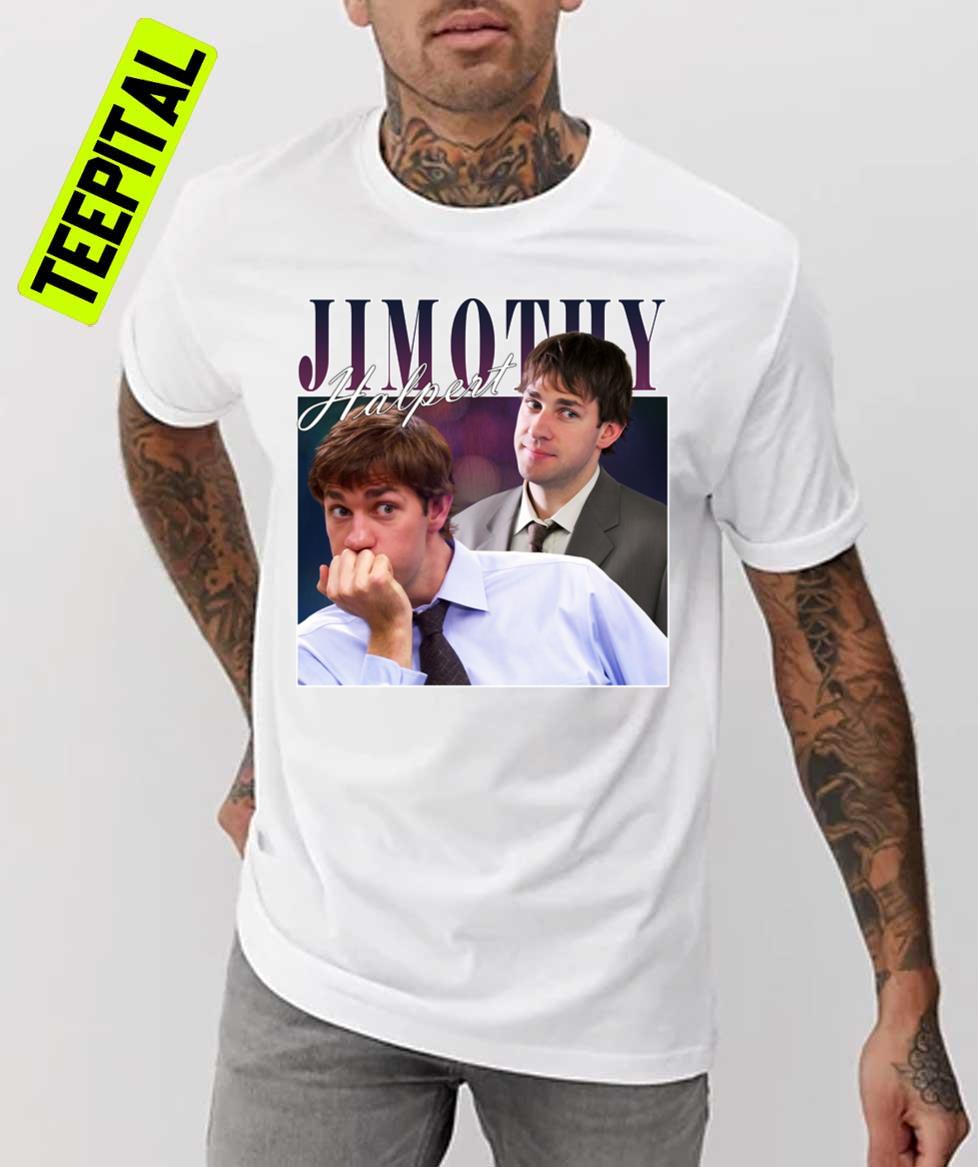 Jim Halpert Vintage Homage 90s Bootleg Style T-Shirt Jim Halpert Vintage Homage 90s Bootleg Style T-Shirt