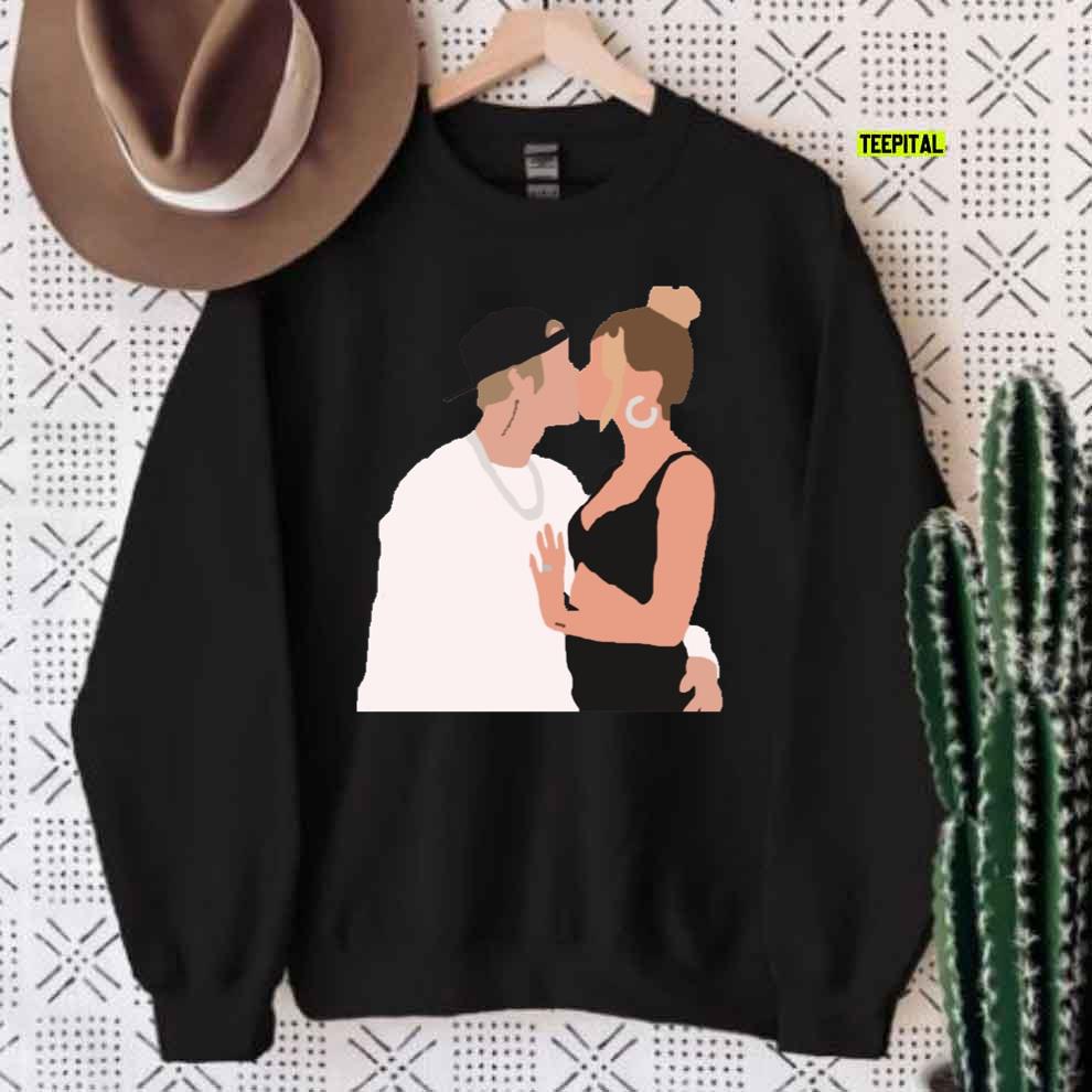 Justin And Hailey Bieber Unisex Sweatshirt Justin And Hailey Bieber Unisex Sweatshirt