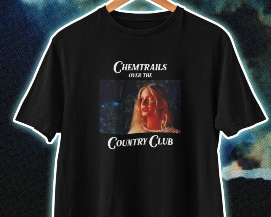 LANA DEL REY Chemtrails Over Shirt LANA DEL REY Chemtrails Over Shirt