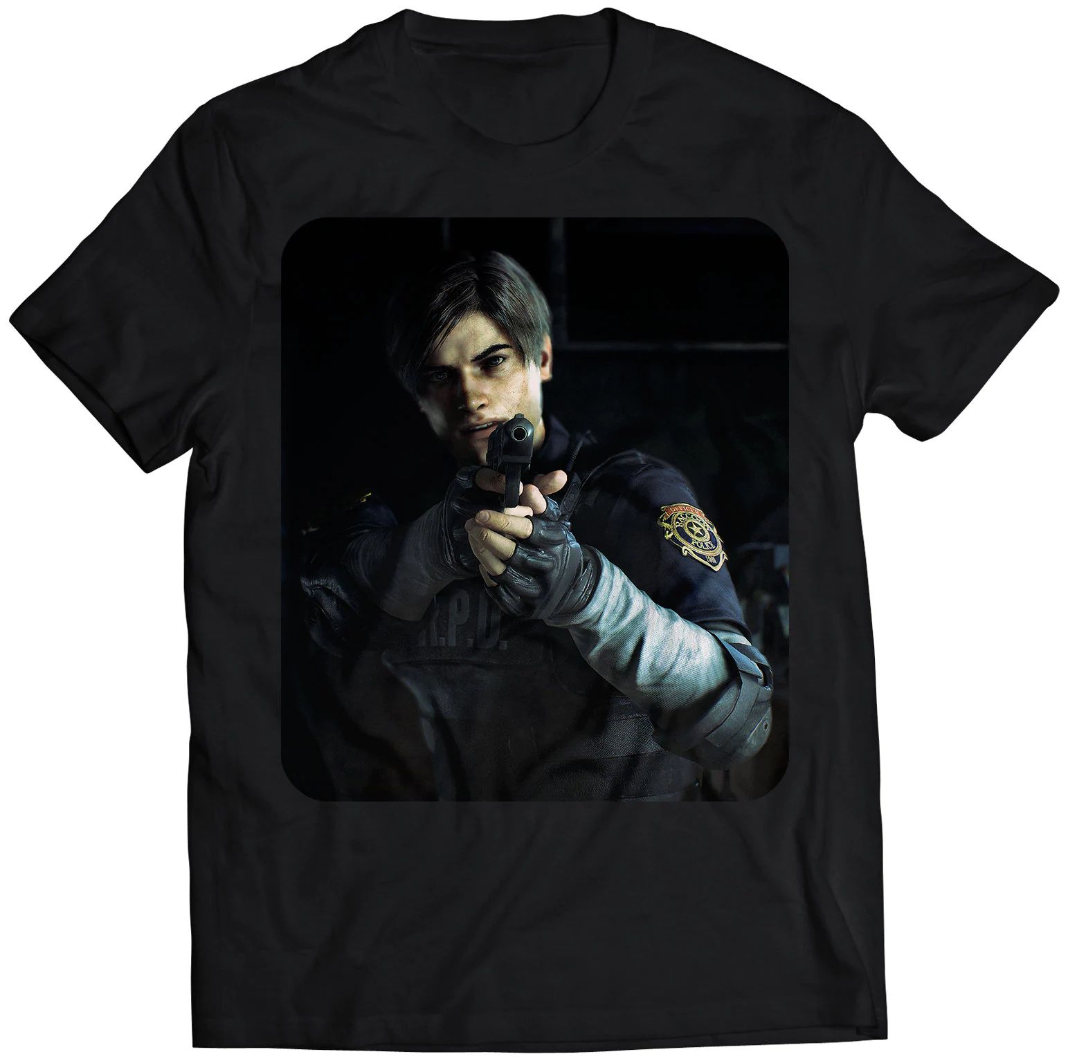 Leon Scott Kennedy Resident Evil 2 Remake Premium Unisex T-Shirt Leon Scott Kennedy Resident Evil 2 Remake Premium Unisex T-Shirt