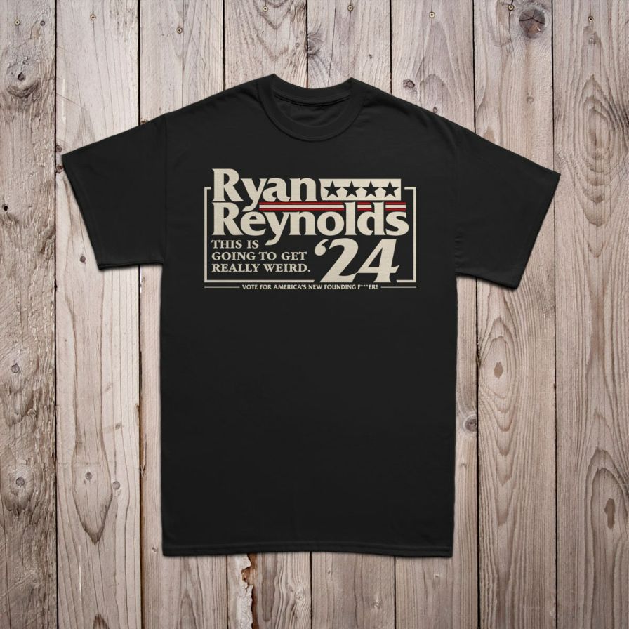 Mens Ryan Reynolds For Prez Tee Shirt Mens Ryan Reynolds For Prez Tee Shirt