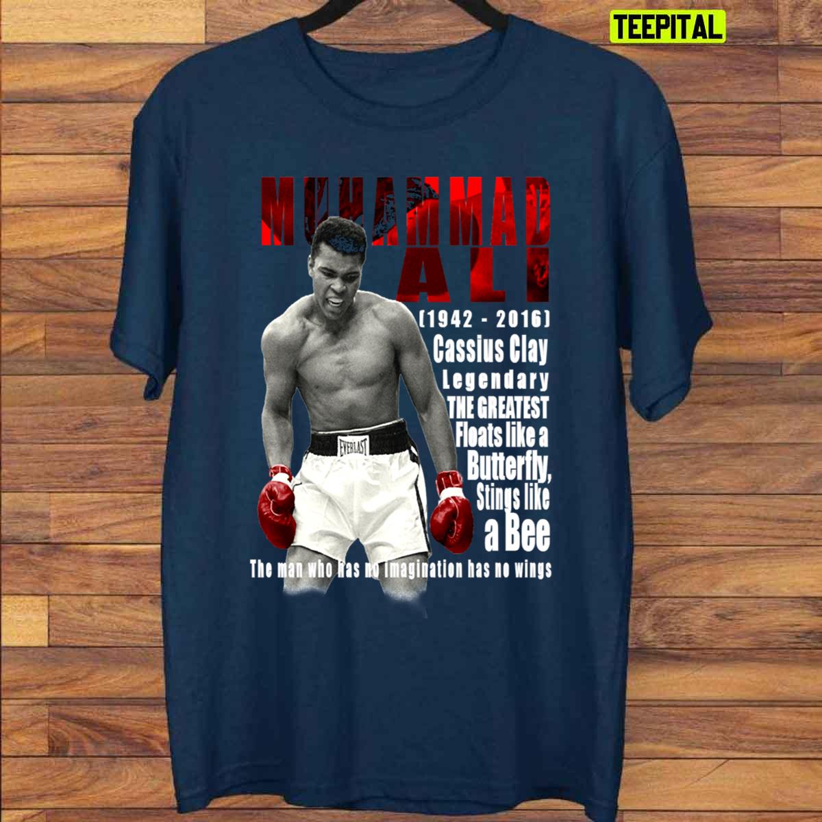 Mohammed Ali Boxer Quote Unisex T-Shirt Mohammed Ali Boxer Quote Unisex T-Shirt