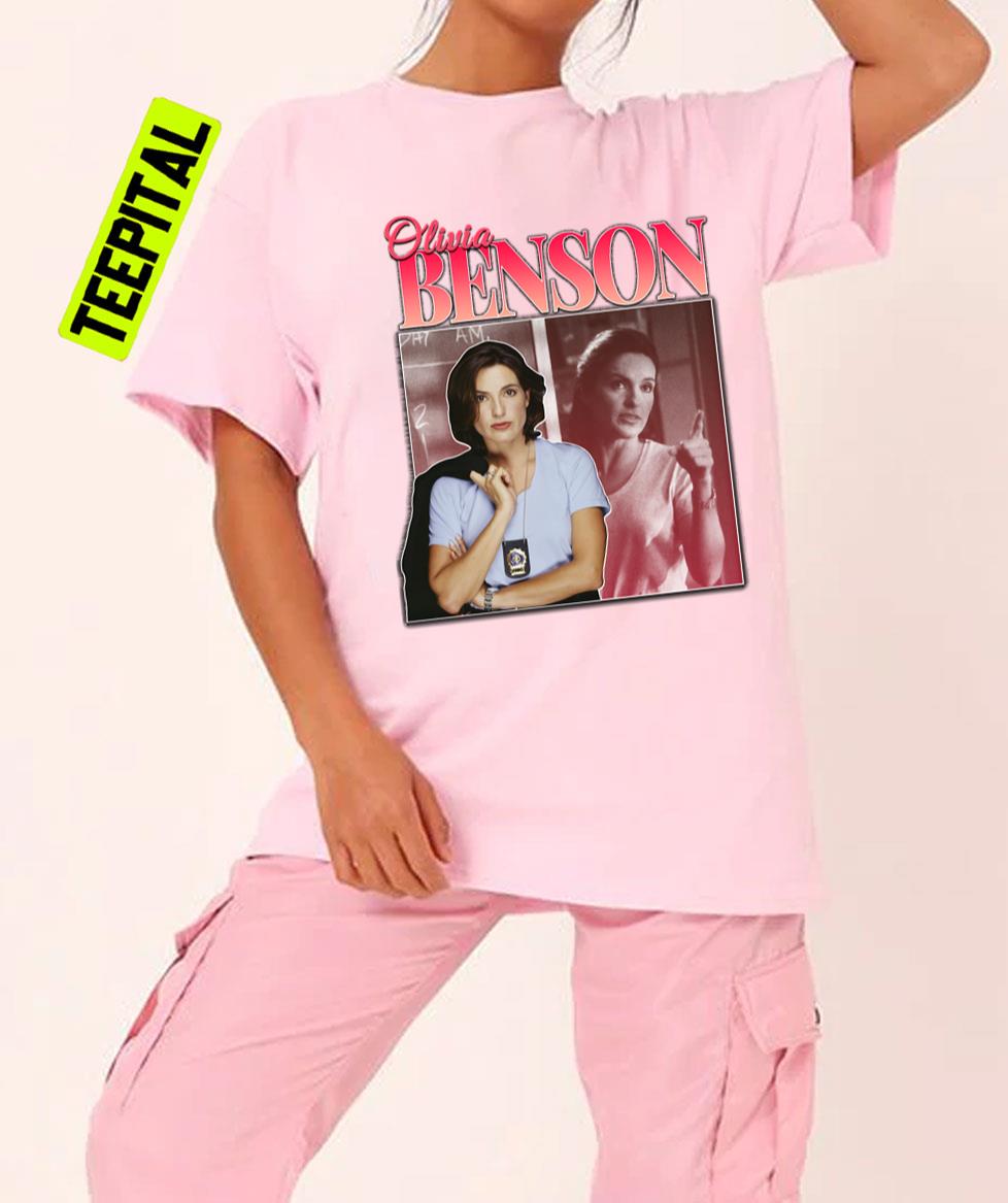 Olivia Benson 90s Inspired Vintage Homage T-Shirt Olivia Benson 90s Inspired Vintage Homage T-Shirt