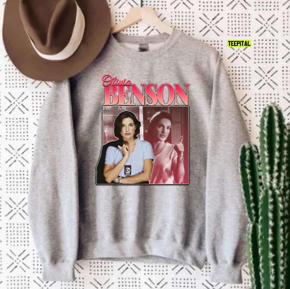 Olivia Benson 90s Inspired Vintage Homage T-Shirt Olivia Benson 90s Inspired Vintage Homage T-Shirt