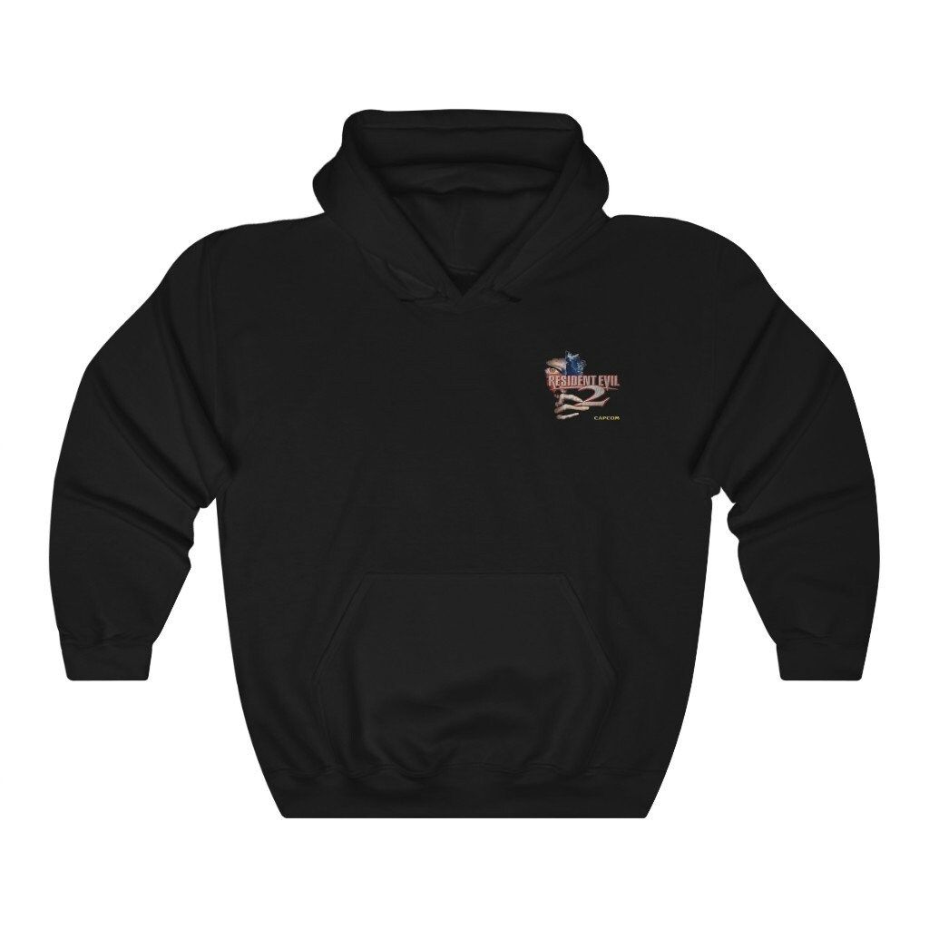Resident Evil 2 Logo Pocket Pullover Hoodie Resident Evil 2 Logo Pocket Pullover Hoodie