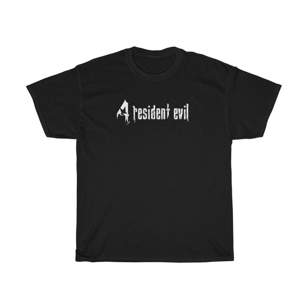 Resident Evil 4 Game Title Tee T-Shirt Resident Evil 4 Game Title Tee T-Shirt