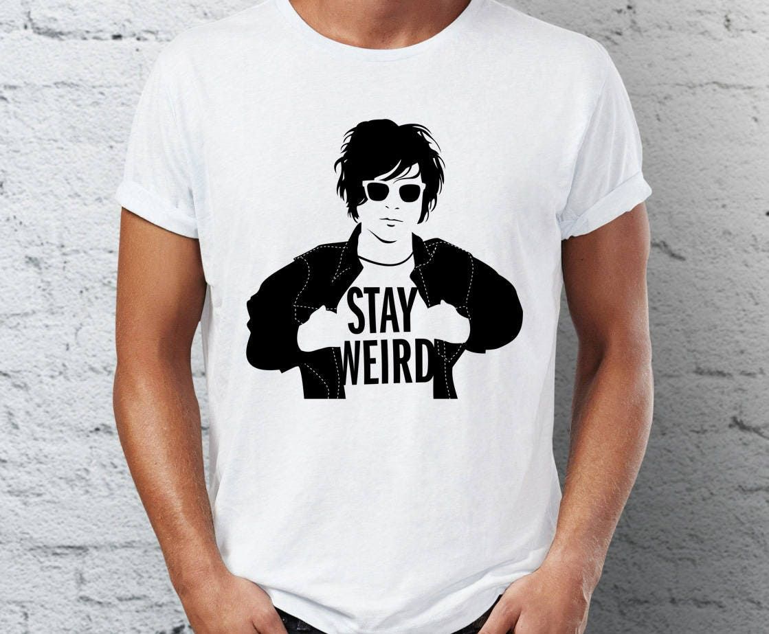 Ryan Adams STAY WEIRD Transfer Image Shirt Ryan Adams STAY WEIRD Transfer Image Shirt