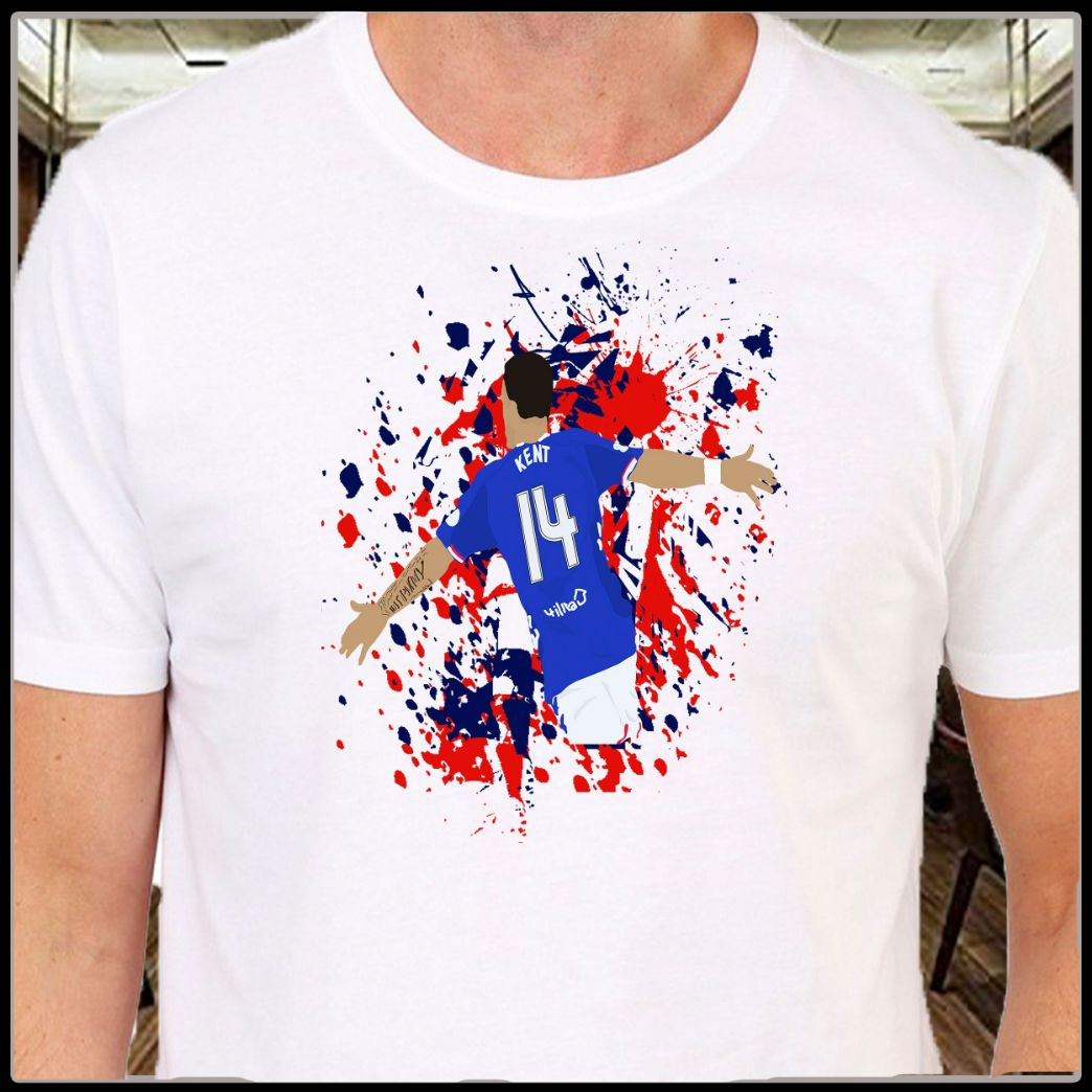 RYAN KENT Retro Football T-Shirt RYAN KENT Retro Football T-Shirt