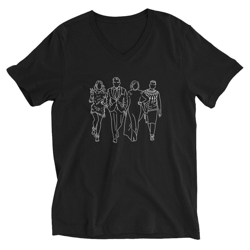 Schitts Creek V-Neck Tee Shirt Schitts Creek V-Neck Tee Shirt