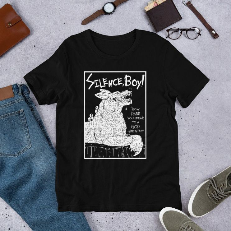 Silence Boy Tee in Black Shirt Silence Boy Tee in Black Shirt