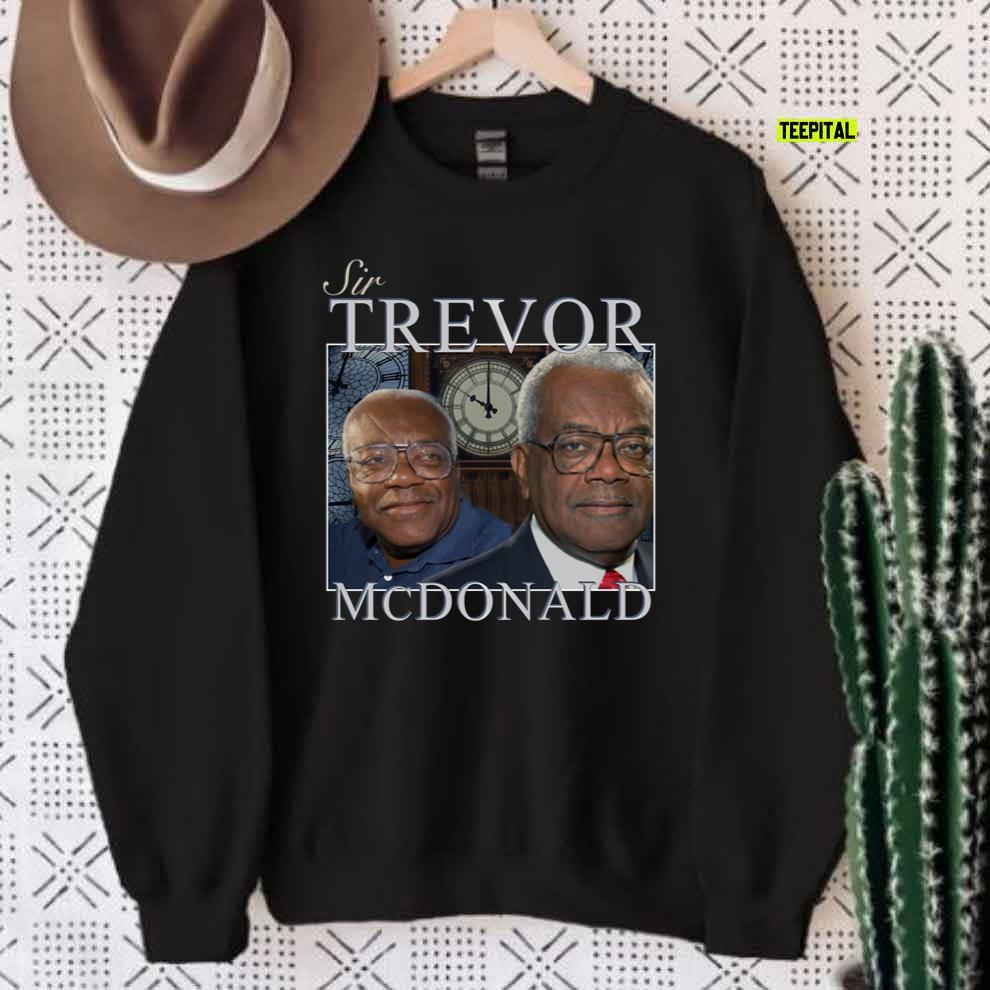Sir Trevor Mcdonald Homage Unisex Sweatshirt Sir Trevor Mcdonald Homage Unisex Sweatshirt