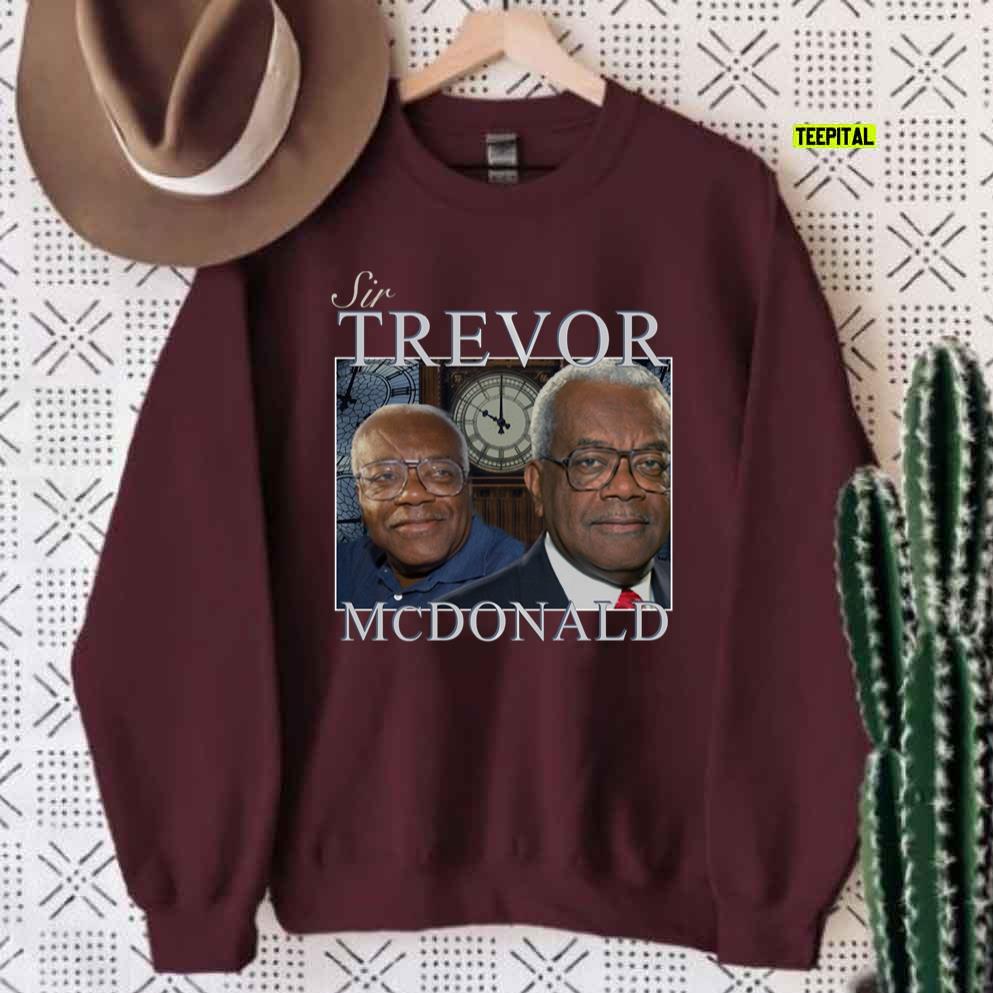 Sir Trevor Mcdonald Homage Unisex Sweatshirt Sir Trevor Mcdonald Homage Unisex Sweatshirt