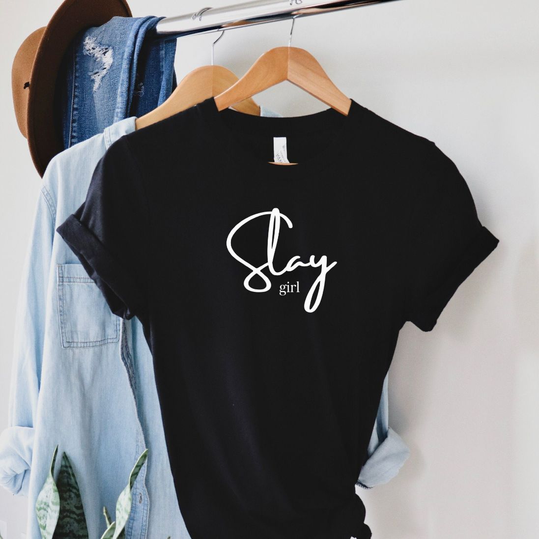 Slay Short Sleeve Tee Girl Power T-Shirt Slay Short Sleeve Tee Girl Power T-Shirt
