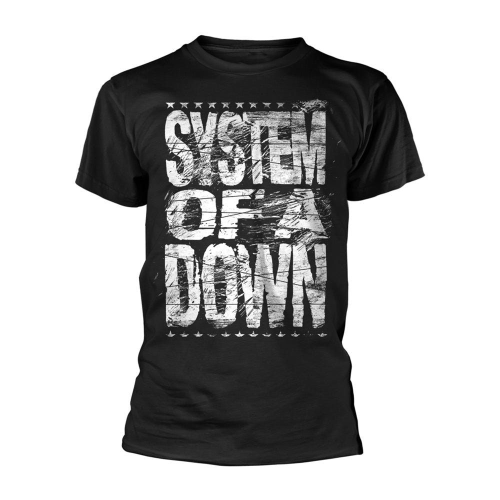 SYSTEM OF A Down Distressed Logo Shirt SYSTEM OF A Down Distressed Logo Shirt