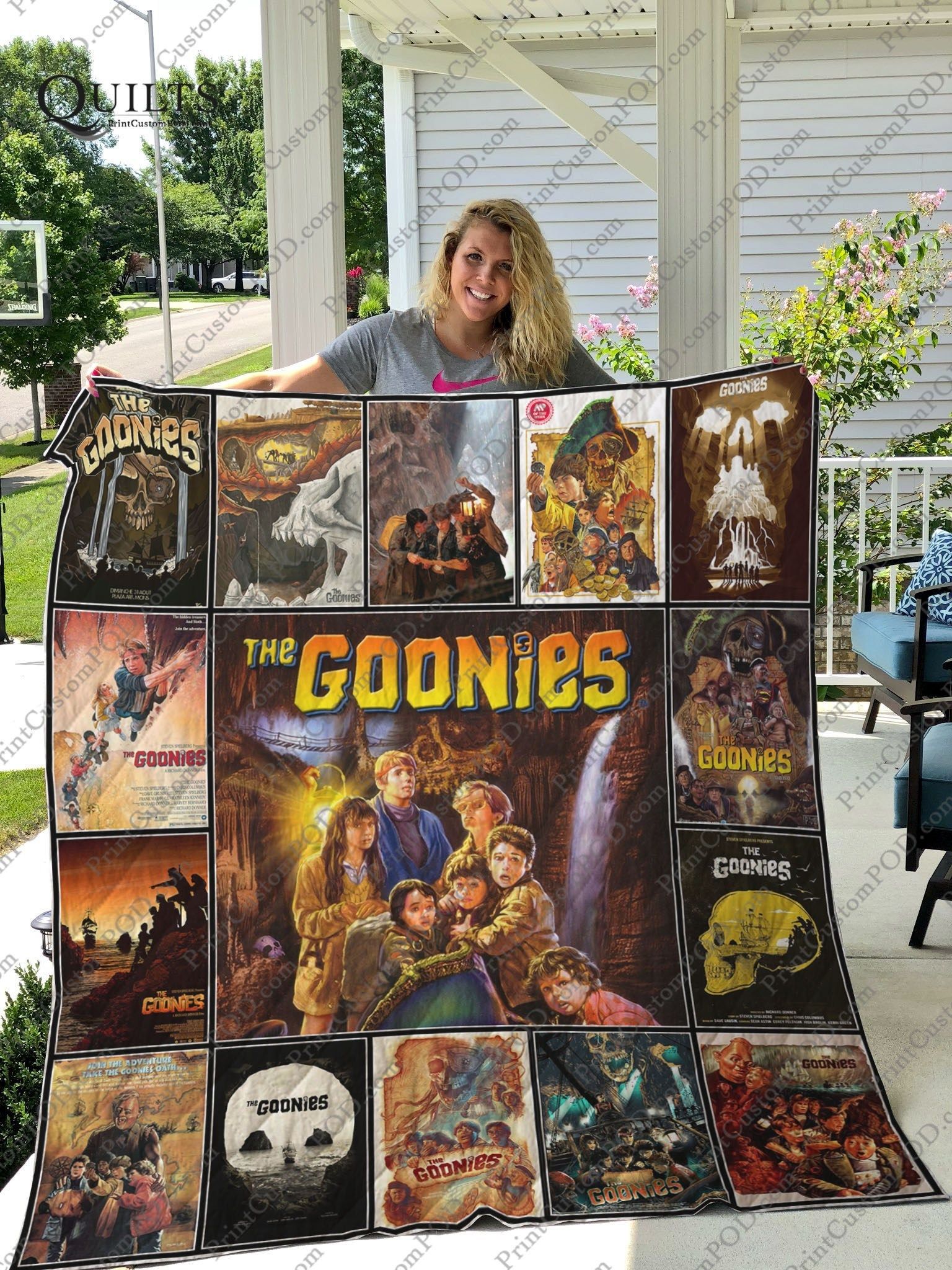 The Goonies Quilt Blanket For Fans The Goonies Quilt Blanket For Fans