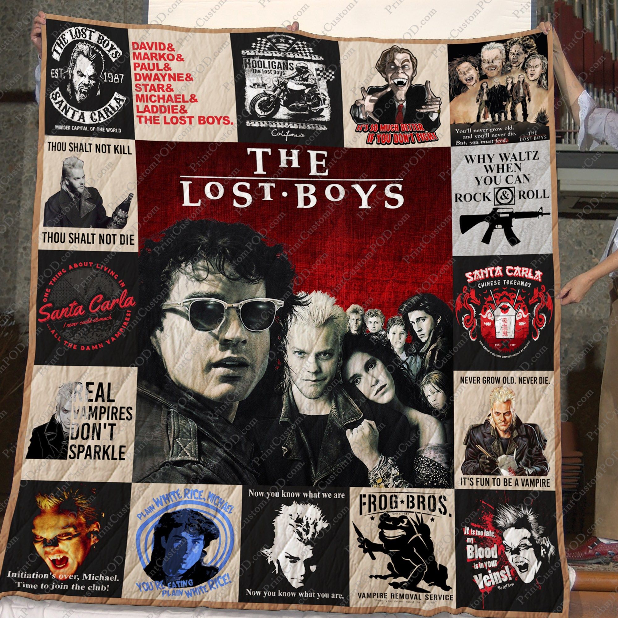 The Lost Boys All Season Plus Size Quilt Blanket The Lost Boys All Season Plus Size Quilt Blanket