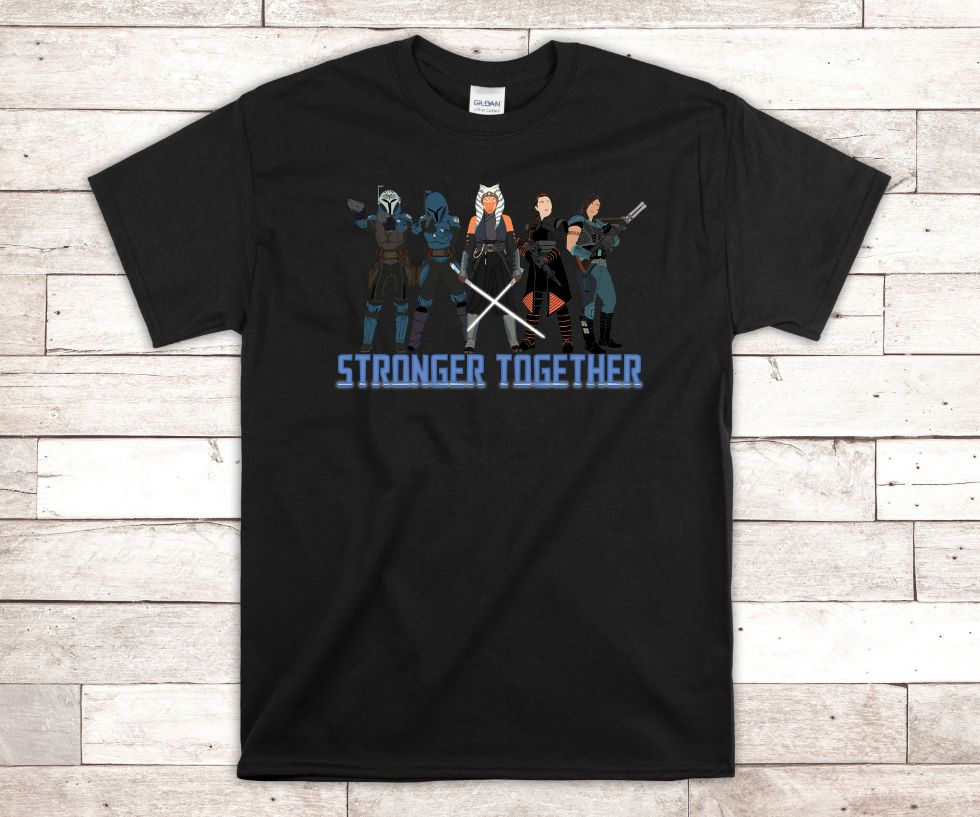 The Mandalorian Women Star Wars Females T-Shirt The Mandalorian Women Star Wars Females T-Shirt