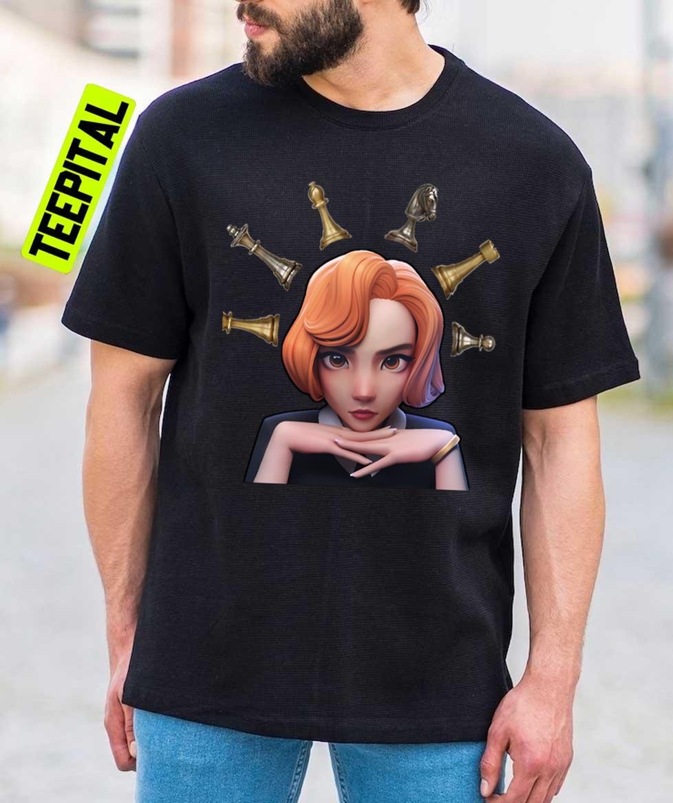 The Queen's Gambit Series Fanart Unisex T-Shirt The Queen's Gambit Series Fanart Unisex T-Shirt