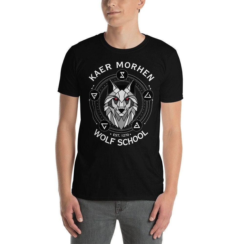 The Witcher Wolf Circle Of Elements Unisex T-Shirt The Witcher Wolf Circle Of Elements Unisex T-Shirt
