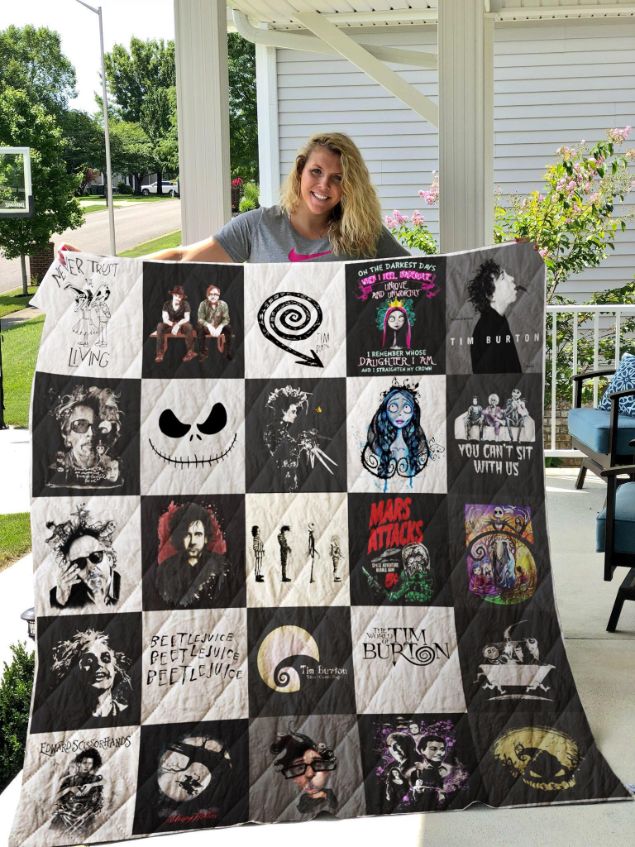 Tim Burton T Shirt Quilt Blanket Tim Burton T Shirt Quilt Blanket