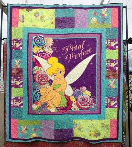 Tinker Bell Fabric 3d Quilt Blanket Tinker Bell Fabric 3d Quilt Blanket