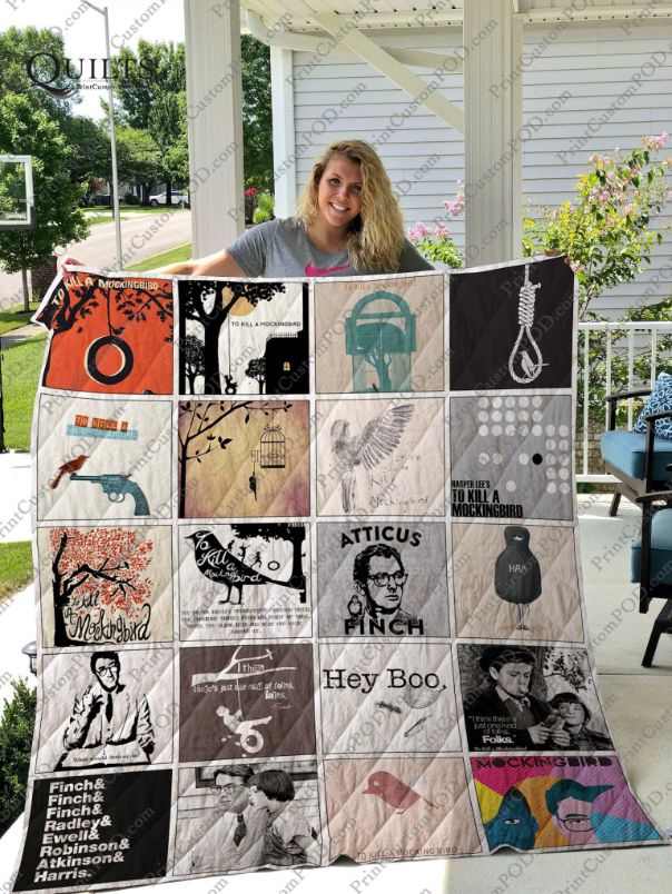 To Kill a Mockingbird Quilt Blanket for Fans New To Kill a Mockingbird Quilt Blanket for Fans New