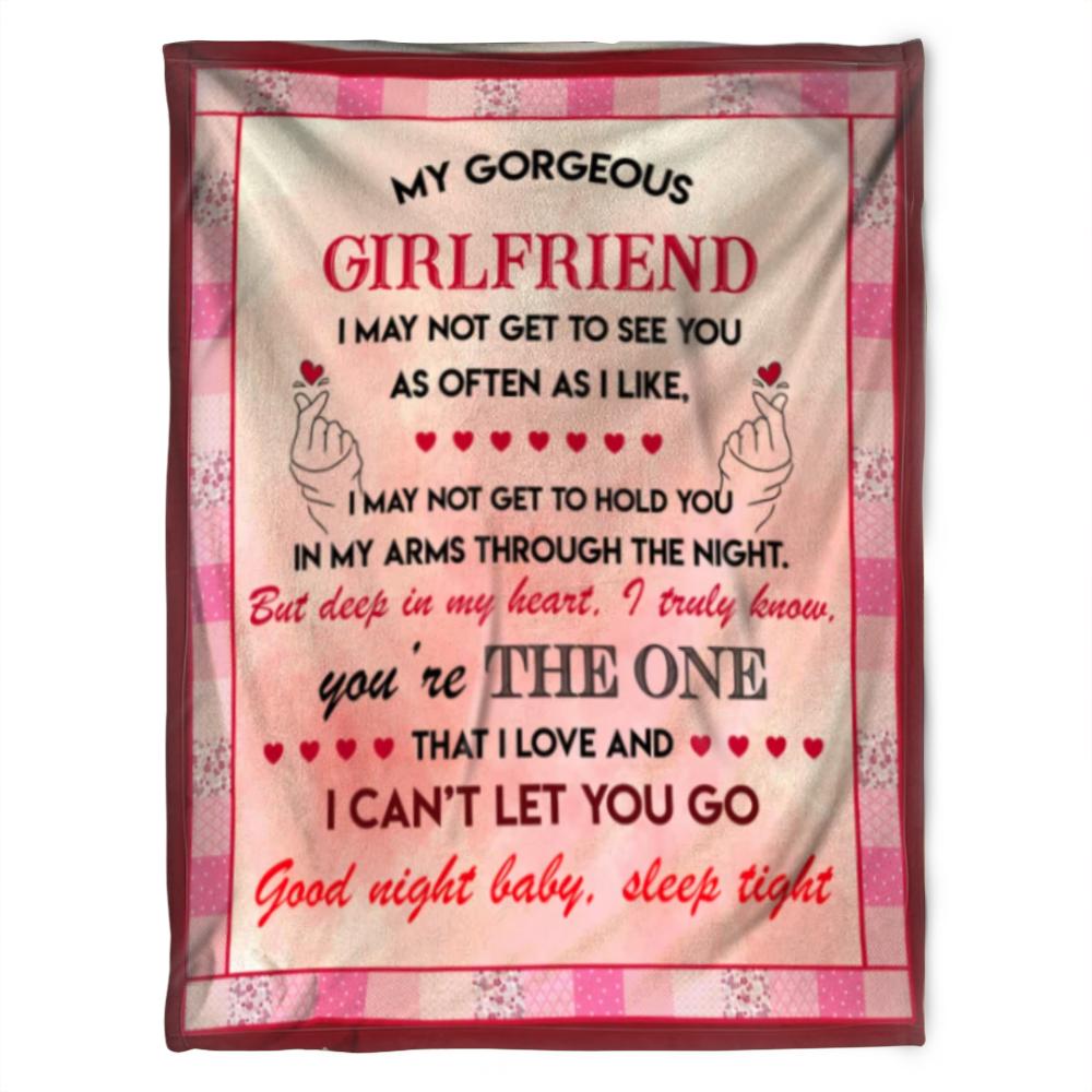 To My Girlfriend Blanket I May Not Get To See You As Often As I Like For Girlfriend Family To My Girlfriend Blanket I May Not Get To See You As Often As I Like For Girlfriend Family