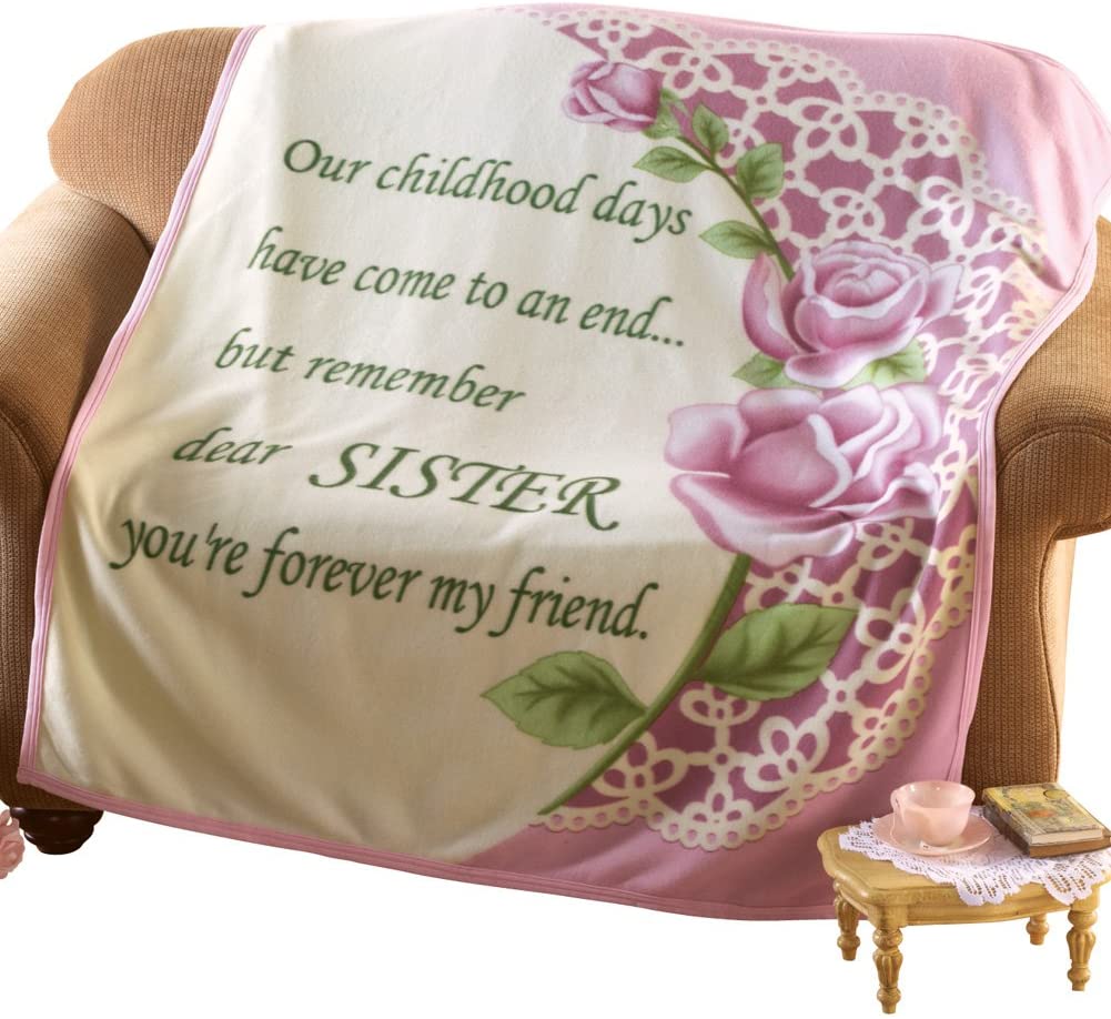 To My Sister Fleece Blanket Dear Sister You're Forever My Friend For Bestie For Family For Friend To My Sister Fleece Blanket Dear Sister You're Forever My Friend For Bestie For Family For Friend