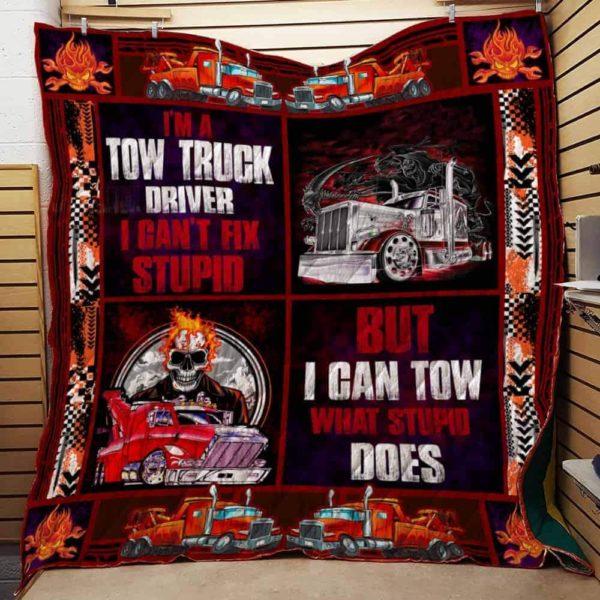 Tow Truck Quilt Blanket #1113 1 Hp Th Tow Truck Quilt Blanket #1113 1 Hp Th