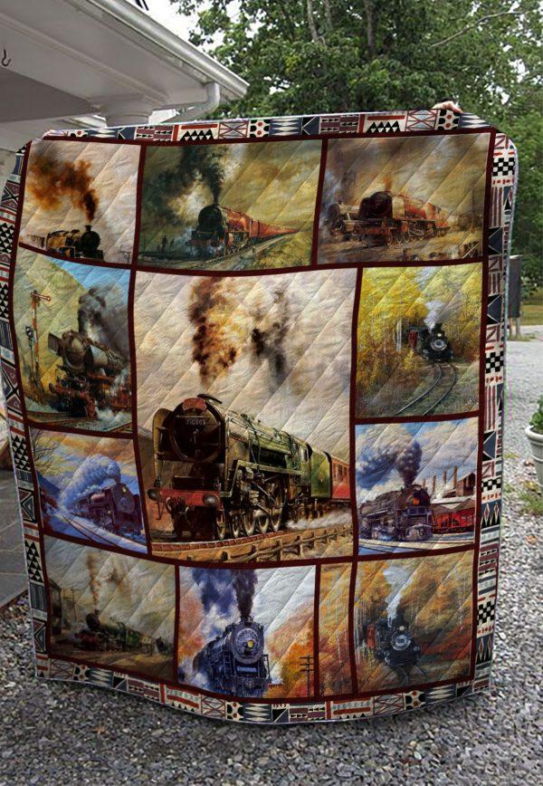 Train 1203 37 Quilt Blanket Train 1203 37 Quilt Blanket