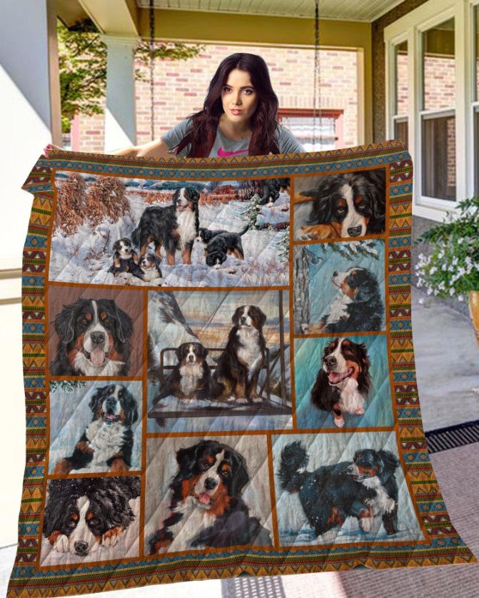 Ttl Dog Bernese Mountain Dogs Quilt Ttl Dog Bernese Mountain Dogs Quilt