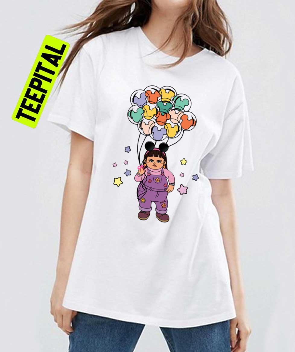 Turning Red Abby Holding Balloon Disney Mickey Mouse Unisex T-Shirt Turning Red Abby Holding Balloon Disney Mickey Mouse Unisex T-Shirt