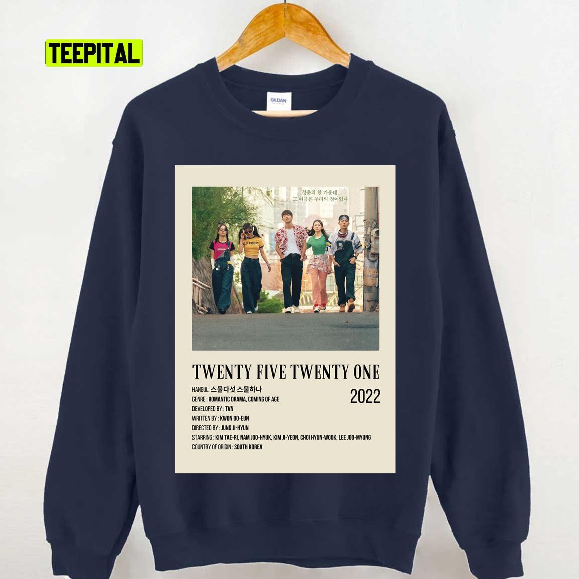 Twenty Five Twenty One Kdrama 2022 Unisex Sweatshirt Twenty Five Twenty One Kdrama 2022 Unisex Sweatshirt