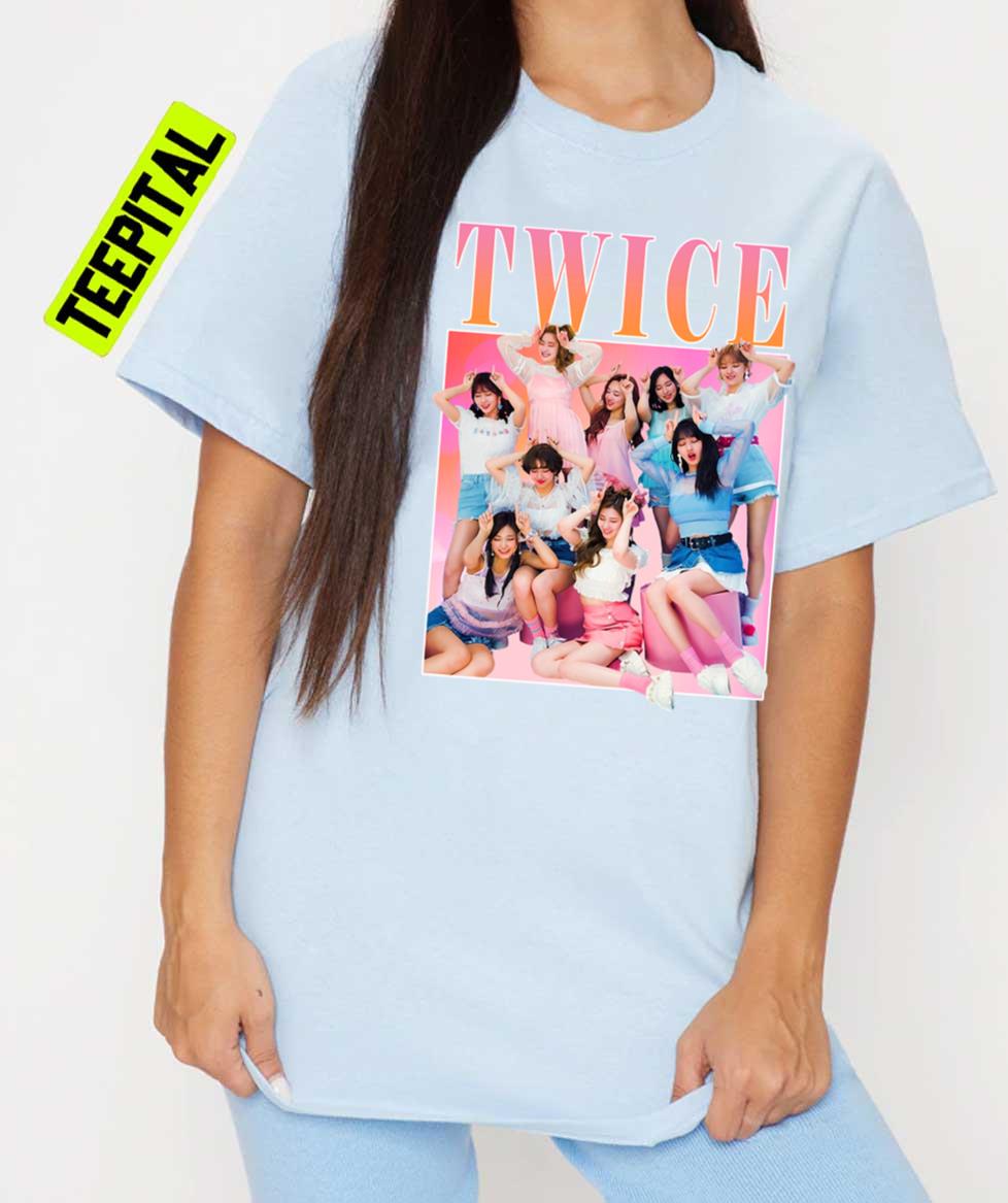 Twice KPOP Homage Vintage 90s T-Shirt Twice KPOP Homage Vintage 90s T-Shirt