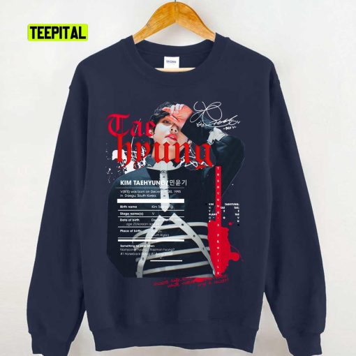 V Tae Hyung BTS BANGTAN Profile Fanart Unisex Sweatshirt