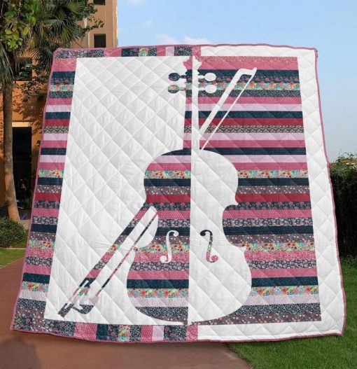 Violin Quilt Blanket Vq06
