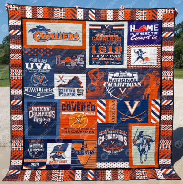 Virginia Cavaliers Quilt Blanket Lk08 Virginia Cavaliers Quilt Blanket Lk08