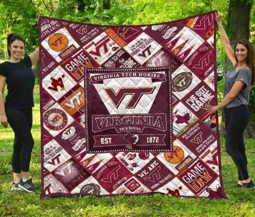 Virginia Tech Hokies Quilt Blanket Virginia Tech Hokies Quilt Blanket