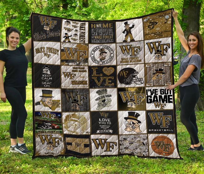 Wake Forest Demon Deacons Quilt Blanket Wake Forest Demon Deacons Quilt Blanket