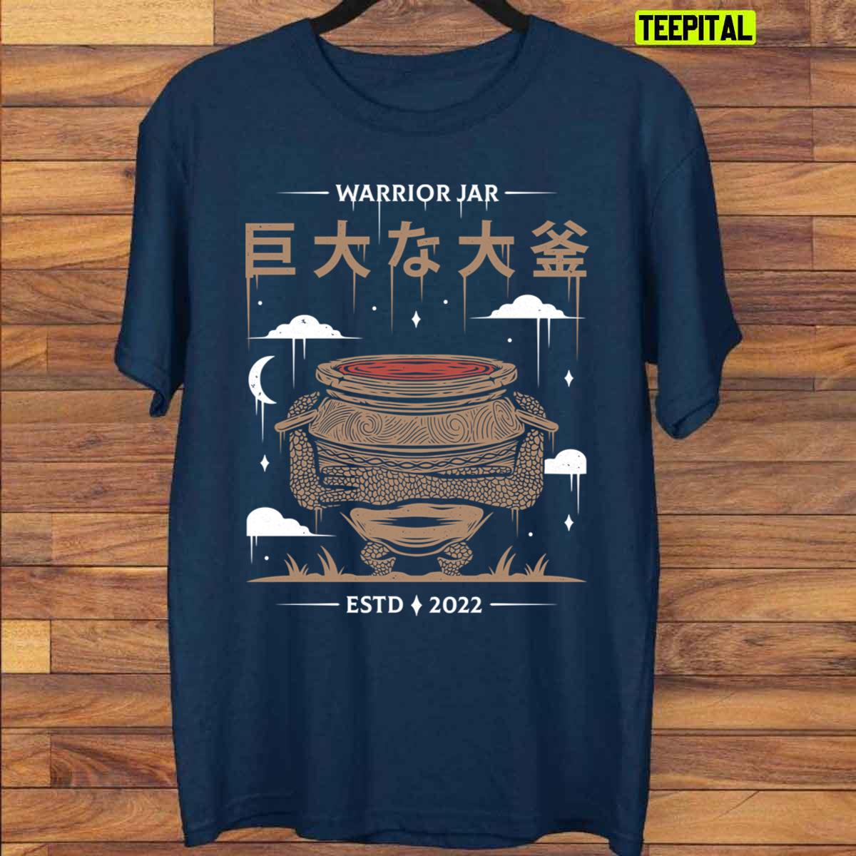 Warrior Jar Estd 2022 Japanese Unisex T-Shirt Warrior Jar Estd 2022 Japanese Unisex T-Shirt