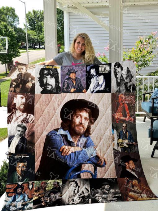 Waylon Jennings Quilt Blanket 01121 Waylon Jennings Quilt Blanket 01121