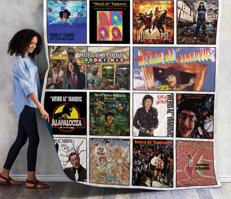 Weird Al Yankovic Quilt Blanket 01 Weird Al Yankovic Quilt Blanket 01