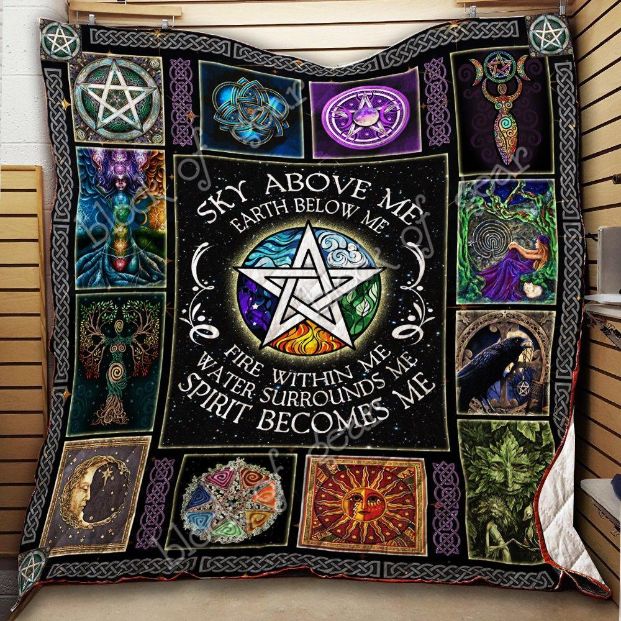 Wicca Pagan Quilt Thh976 Wicca Pagan Quilt Thh976