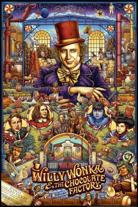 Willy Wonka &amp The Chocolate Factory Blanket TR12 Willy Wonka &amp The Chocolate Factory Blanket TR12